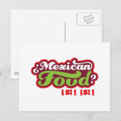 MEXICAN FOOD BRIEFKAART (Voorkant / Achterkant)