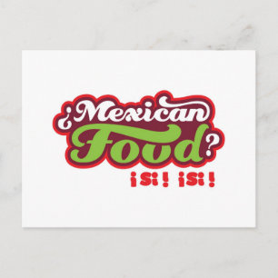 MEXICAN FOOD BRIEFKAART