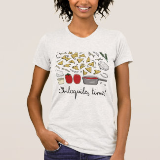 Mexican food: Chilaquiles Rojos (fried tortillas) T-shirt