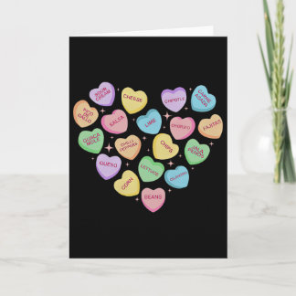 Mexican Food Heart Conversation Nachos Tacos Valen Kaart