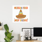 MEXICAN FOOD POSTER (Thuiskantoor)