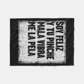 Mexican Funny Camisas Con Mensajes Motivacionales  Fleece Deken (Voorkant (Horizontaal))