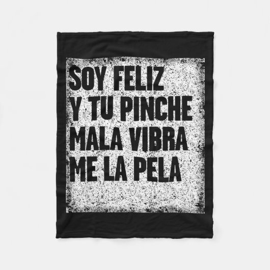 Mexican Funny Camisas Con Mensajes Motivacionales  Fleece Deken (Voorkant)