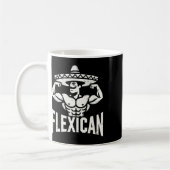 Mexican Funny Flexican Bodybuilding Flexing Muscle Koffiemok (Links)