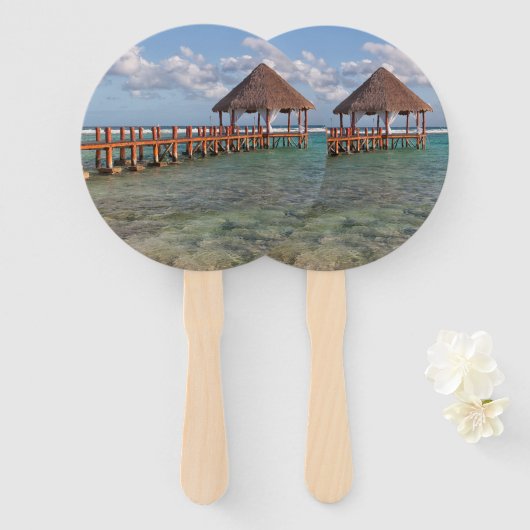 Mexican gazebo handwaaier (Voorkant en achterkant)