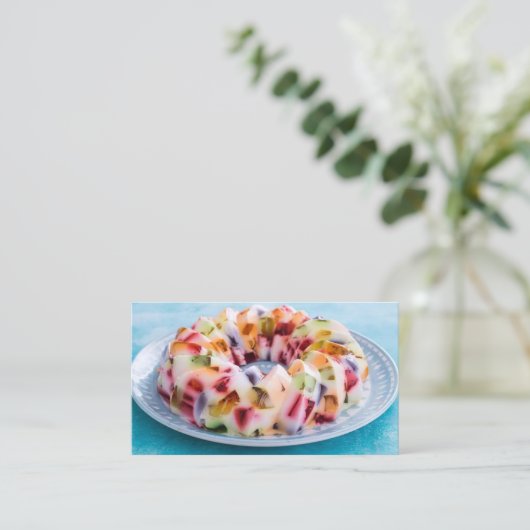 Mexican gelatina visitekaartje (Staand voorkant)