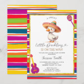 Mexican Goose Fiesta Baby shower Kaart (Voorkant / Achterkant)