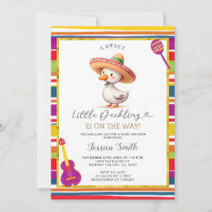 Mexican Goose Fiesta Baby shower Kaart