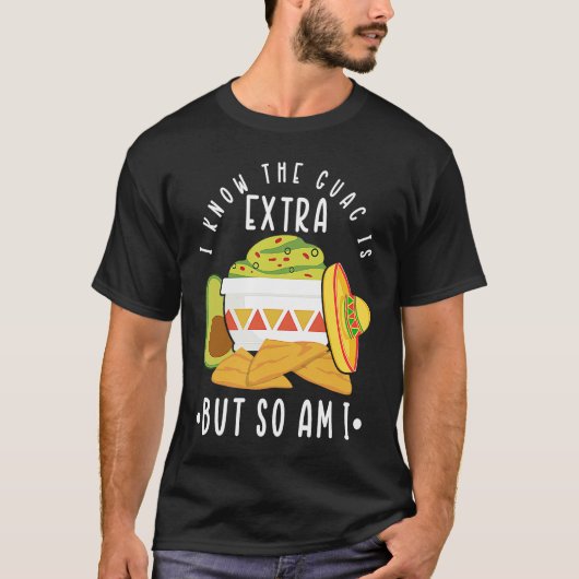 Mexican Guacamole Avocado Cinco De Mayo T-shirt (Voorkant)