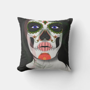 Mexican Halloween Mask Sierkussen
