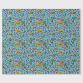 Mexican Hand Drawn Cinco de Mayo Thmet Piñata Cadeaupapier (Vlak)