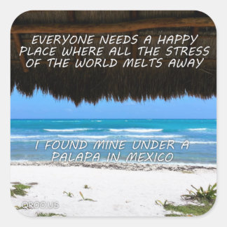 Mexican Happy Place Stickers (vel van 6)