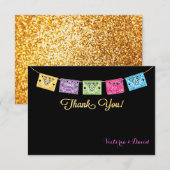 Mexican Huwelijks RSVP Kaart (Voorkant / Achterkant)