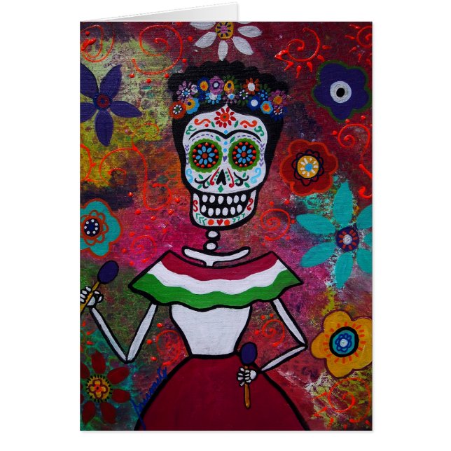 MEXICAN LADY CARD (Voorkant)