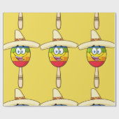 Mexican Maraca Wrapping Paper Cadeaupapier (Vlak)