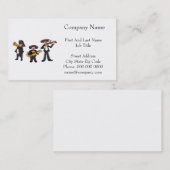 Mexican Mariachi Band Fiesta Music Cartoon Art Visitekaartje (Voorkant / Achterkant)