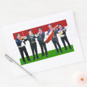 Mexican Mariachi Band Rechthoekige Sticker (Envelop)