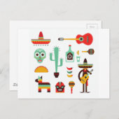 mexican mariachi briefkaart (Voorkant / Achterkant)