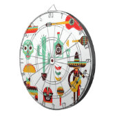 mexican mariachi dartbord (Voorkant Rechts)