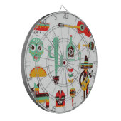 mexican mariachi dartbord (Voorkant Links)