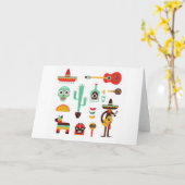 mexican mariachi kaart (Gele Bloem)