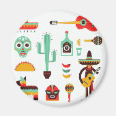 mexican mariachi magneet (Voorkant)