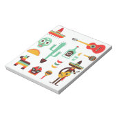 mexican mariachi notitieblok (Linkerzijde)