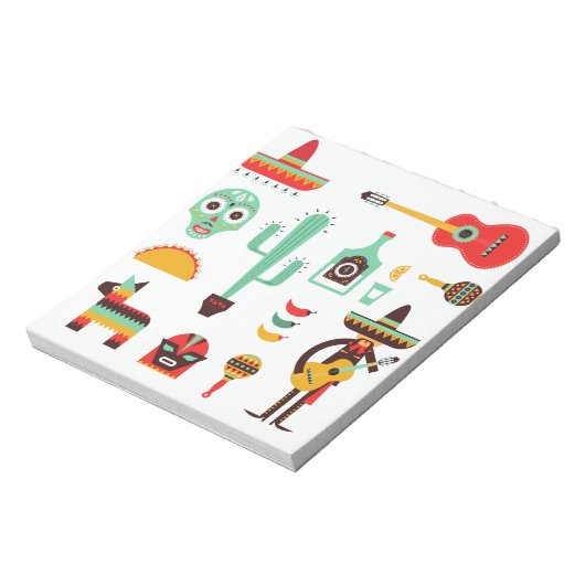 mexican mariachi notitieblok (Linkerzijde)