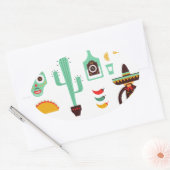 mexican mariachi ovale sticker (Envelop)