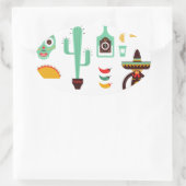 mexican mariachi ovale sticker (Tas)