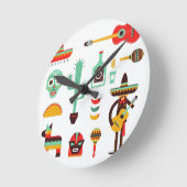 mexican mariachi ronde klok (Hoek)