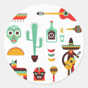 mexican mariachi ronde sticker