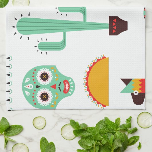 mexican mariachi theedoek (Gevouwen)