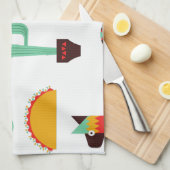 mexican mariachi theedoek (Quarter Fold)