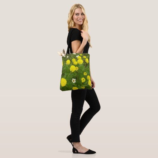 Mexican Marigold Tote Bag (Op model)