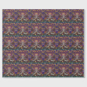 Mexican Mayan Aztec Goddess Ethnic Tribal Art Boho Cadeaupapier (Vlak)