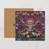 Mexican Mayan Aztec Goddess Ethnic Tribal Art Boho Kaart (Voorkant / Achterkant)