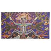 Mexican Mayan Aztec Goddess Ethnic Tribal Art Boho Kussensloop (Voorkant)