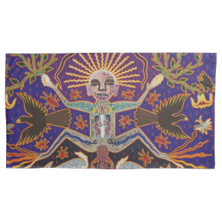 Mexican Mayan Aztec Goddess Ethnic Tribal Art Boho Kussensloop