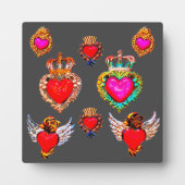 Mexican Milagros Charms Hearts Fotoplaat (Voorkant)