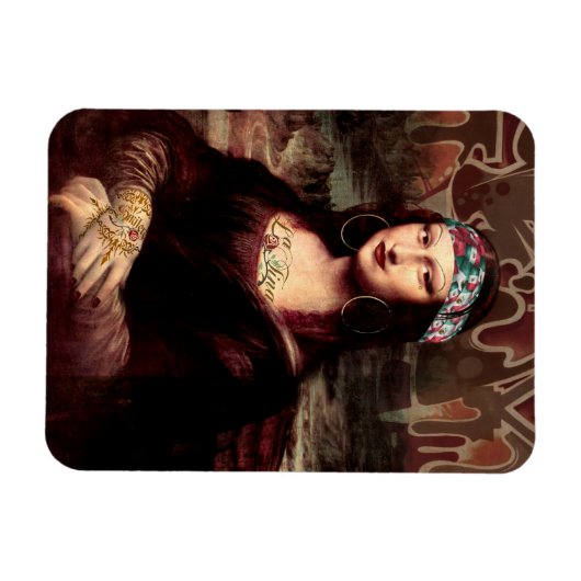 Mexican Mona Lisa Magneet (Horizontaal)