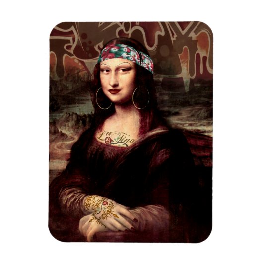 Mexican Mona Lisa Magneet (Verticaal)