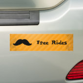 Mexican Mustache Bumpersticker (Op auto)