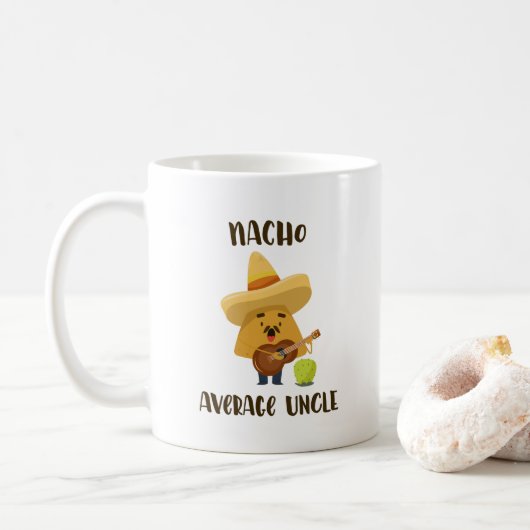 Mexican Nacho Gemiddelde Oom Funny Mug Koffiemok (Met donut)
