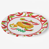 Mexican Nacho Ordinary Food Papieren Bordje (Gekanteld)