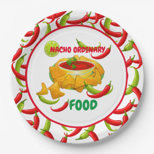 Mexican Nacho Ordinary Food  Papieren Bordje