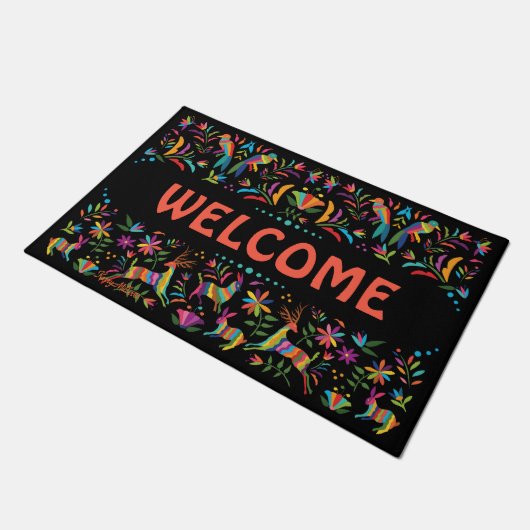 Mexican Otomi Doormat Deurmat (Schuin)