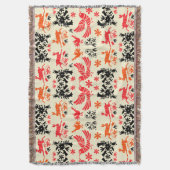 Mexican Otomi Home Decor Deken (Voorkant Verticaal)