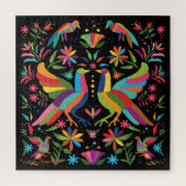 Mexican Otomi Jigzaag Puzzle Legpuzzel (Verticaal)