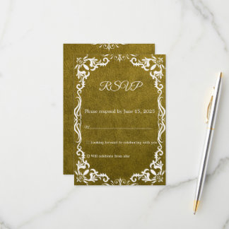 Mexican Papel Picado Wedding RSVP Card